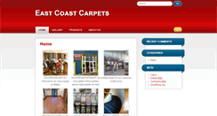 Desktop Screenshot of eastcoastcarpets.co.uk