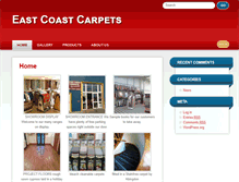 Tablet Screenshot of eastcoastcarpets.co.uk